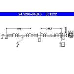 ATE 24.5286-0489.3 Bremsschlauch ATE 24.5286-0489.3 Bremsschlauch