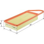 BOSCH 1 457 433 076 Luftfilter BOSCH 1 457 433 076 Luftfilter