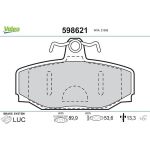 Valeo 598621 Bremsbelagsatz, Scheibenbremse