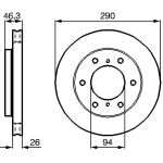 Bremsscheibe 0 986 478 990 Bremsscheibe 0 986 478 990
