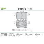 Valeo 601476 Bremsbelagsatz, Scheibenbremse Valeo 601476 Bremsbelagsatz, Scheibenbremse