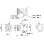 Kompressor, Klimaanlage ACP 1467 000P Kompressor, Klimaanlage ACP 1467 000P