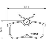 Bremsbelagsatz, Scheibenbremse 8DB 355 018-411