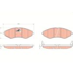 Bremsbelagsatz, Scheibenbremse GDB3347 Bremsbelagsatz, Scheibenbremse GDB3347