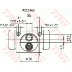 Radbremszylinder BWF318 Radbremszylinder BWF318