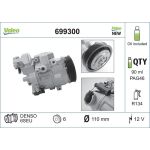 Valeo 699300 Kompressor, Klimaanlage CORE-FLEX