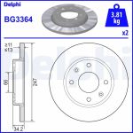 Bremsscheibe BG3364
