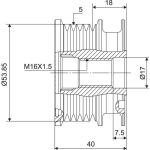 Generatorfreilauf 588124 Generatorfreilauf 588124