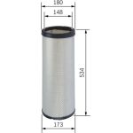BOSCH F 026 400 278 Sekundärluftfilter BOSCH F 026 400 278 Sekundärluftfilter