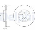Delphi BG9161C Bremsscheibe Delphi BG9161C Bremsscheibe