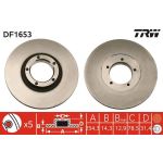 TRW DF1653 Bremsscheibe TRW DF1653 Bremsscheibe