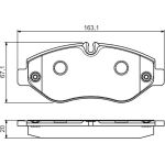 BOSCH 0 986 495 113 Bremsbelagsatz, Scheibenbremse BOSCH 0 986 495 113 Bremsbelagsatz, Scheibenbremse