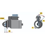 BOSCH 0 001 223 021 Starter
