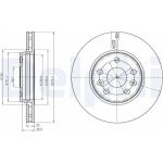 Delphi BG4317 Bremsscheibe Delphi BG4317 Bremsscheibe