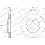 Ferodo DDF2679C Bremsscheibe PREMIER