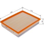 BOSCH F 026 400 525 Luftfilter BOSCH F 026 400 525 Luftfilter