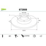 Bremsscheibe 672808