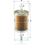 Mann-Filter WK 43/12 (10) Kraftstofffilter Mann-Filter WK 43/12 (10) Kraftstofffilter