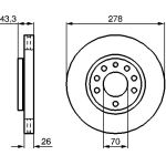 Bremsscheibe 0 986 479 262 Bremsscheibe 0 986 479 262