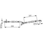 BOSCH 1 987 481 595 Bremsschlauch