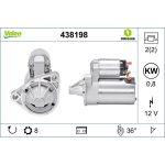 Valeo 438198 Starter ORIGINS - NEW O.E. TECHNOLOGIE Valeo 438198 Starter ORIGINS - NEW O.E. TECHNOLOGIE