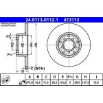 Bremsscheibe 24.0113-0112.1