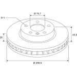 Bremsscheibe 672581