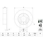 Bremsscheibe 0 986 479 717 Bremsscheibe 0 986 479 717