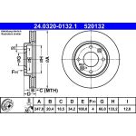 Bremsscheibe 24.0320-0132.1
