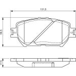 BOSCH 0 986 494 363 Bremsbelagsatz, Scheibenbremse BOSCH 0 986 494 363 Bremsbelagsatz, Scheibenbremse