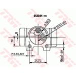 Radbremszylinder BWF118 Radbremszylinder BWF118