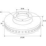Bremsscheibe 673156