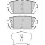 Valeo 598945 Bremsbelagsatz, Scheibenbremse Valeo 598945 Bremsbelagsatz, Scheibenbremse