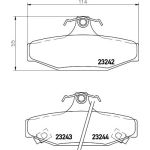 Bremsbelagsatz, Scheibenbremse 8DB 355 009-571 Bremsbelagsatz, Scheibenbremse 8DB 355 009-571