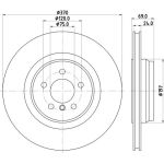 Bremsscheibe 8DD 355 125-091