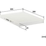 Filter, Innenraumluft K 1006