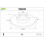 Bremsscheibe 186226 Bremsscheibe 186226
