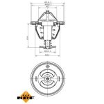 Thermostat, Kühlmittel 725111