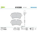Valeo 610380 Bremsbelagsatz, Scheibenbremse E-PERFORMANCE Valeo 610380 Bremsbelagsatz, Scheibenbremse E-PERFORMANCE