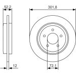 Bremsscheibe 0 986 479 A53