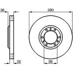 Bremsscheibe 0 986 478 854 Bremsscheibe 0 986 478 854