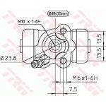 Radbremszylinder BWD266 Radbremszylinder BWD266