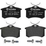BREMBO P 68 024 Bremsbeläge exkl. Verschleißwarnkontakt, mit Bremssattelschrauben BREMBO P 68 024 Bremsbeläge exkl. Verschleißwarnkontakt, mit Bremssattelschrauben