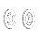Ferodo DDF1818C Bremsscheibe PREMIER Coat+ disc Ferodo DDF1818C Bremsscheibe PREMIER Coat+ disc