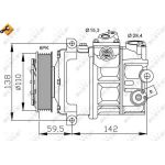NRF 32147 Kompressor, Klimaanlage EASY FIT NRF 32147 Kompressor, Klimaanlage EASY FIT