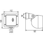 Arbeitsscheinwerfer 1GA 996 083-011 Arbeitsscheinwerfer 1GA 996 083-011