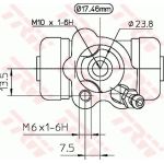 Radbremszylinder BWC250 Radbremszylinder BWC250