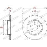 Bremsscheibe DDF2786C Bremsscheibe DDF2786C