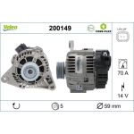 Valeo 200149 Generator CORE-FLEX Valeo 200149 Generator CORE-FLEX