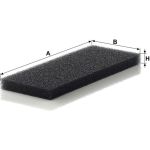 MANN-FILTER CU 3001 Innenraumfilter, Partikelfilter MANN-FILTER CU 3001 Innenraumfilter, Partikelfilter